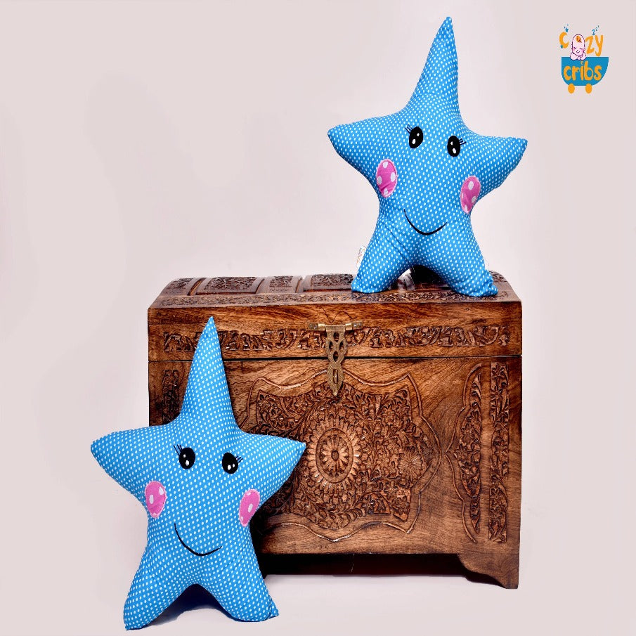 I am a Star Soft Toy for babies| Baby Soft Toy with 100% Cotton| Set of 1| Soft Toy for Cots & Cribs| By Cozy Cribs