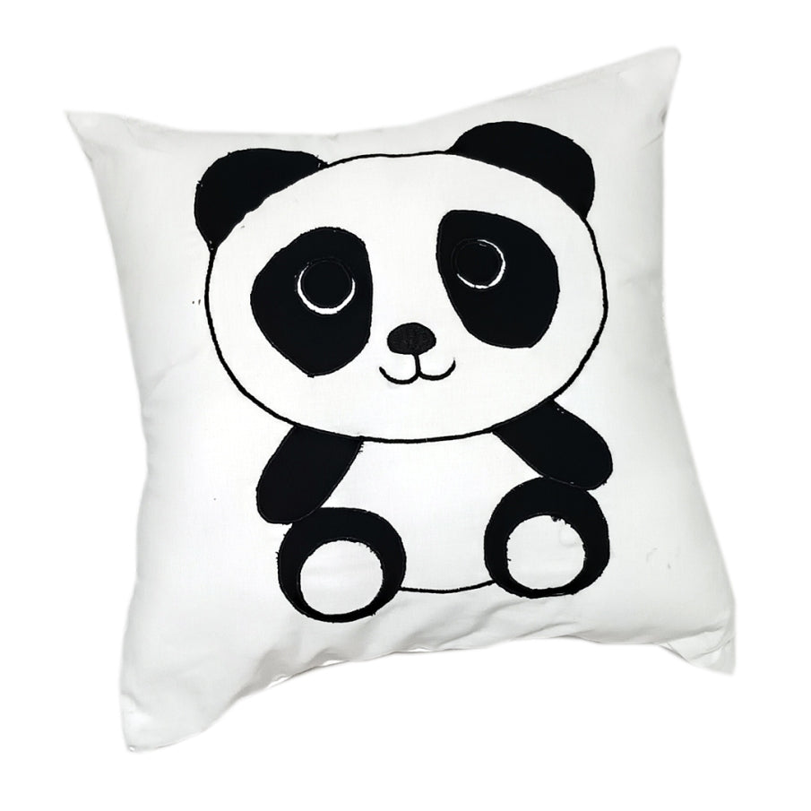Baby Panda Cushion for babies| Baby Pillow with 100% Cotton| Set of 1| Cushion for Cots & Cribs| By Cozy Cribs